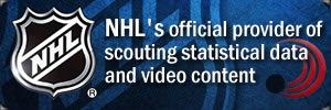 Pointstreak is an NHL official provider of scouting statistical data and video content
